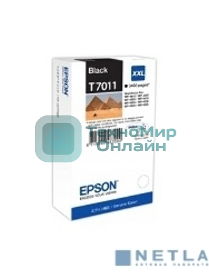 Картридж струйный Epson C13T70114010 WP 4000/4500 Series Ink XXL Cartridge Black 3.4k