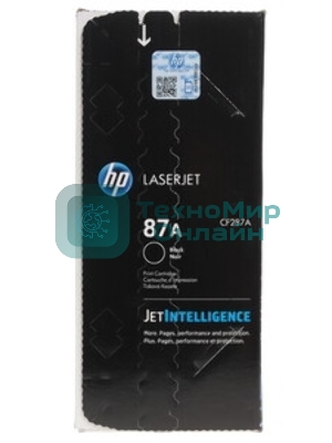 Тонер Картридж HP 87A CF287A черный для HP LJ Ent M506/M527 (9000 стр.)