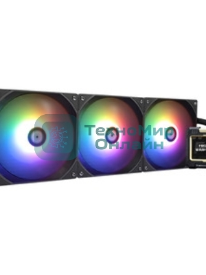 Водяное охлаждение для процессора Thermalright Frozen Warframe 420 ARGB (420мм, LED, Black, ARGB/Fans: 3x140мм, 88.7CFM, 29.8dBA, 1750RPM/Pump height 60мм, 23dBA, 3000RPM, Rad thickness 27мм/S: 1851, 1700, 1200, 115X, 2011, 2066, AM5, AM4)