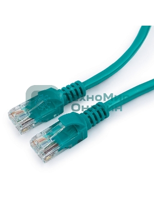 Патч-корд UTP Cablexpert cat.5e, 1м, литой, многожильный, зеленый