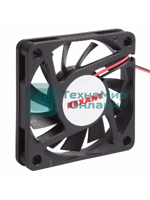 Вентилятор для корпуса Rexant RX 6010MS 12VDC черный, 60 мм, 4000 об/мин, 32 дБ, 2 pin