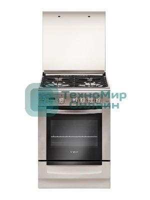 Плита газовая Gefest ПГ 6100-04 0004 серебристый, конфорок 4 шт, духовка 52 л, 60 см x 85 см x 60 см