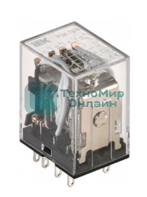 Реле РЭК 78-4 3А 12В DC IEK RRP20-4-03-012D