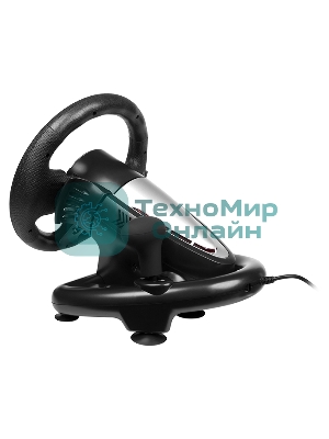 Руль SVEN GC-W700 (педали, вибро, скоба, лепестки, АКПП, D-pad, 12 кл, резин. вставки, PC/Xinput)