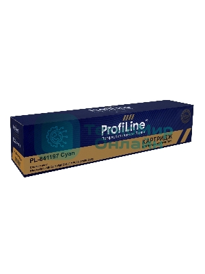 Картридж ProfiLine PL-841197 (MPC2550E) для принтеров Ricoh Aficio MPC2030/MPC2050/MPC2530/MPC2550 Голубой 5500 копий