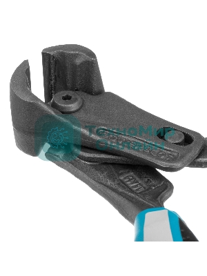 Клещи торцевые Gross усиленные с рычажным механизмом, трехкомпонентные рукоятки, 200 мм