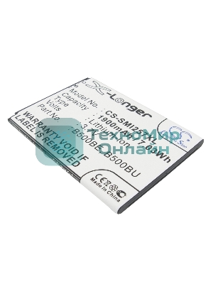 Аккумулятор CameronSino CS-SMI257XL (B500AE) для Galaxy S4 mini GT-I9190 3.7V, 1900mAh, 7.03Wh