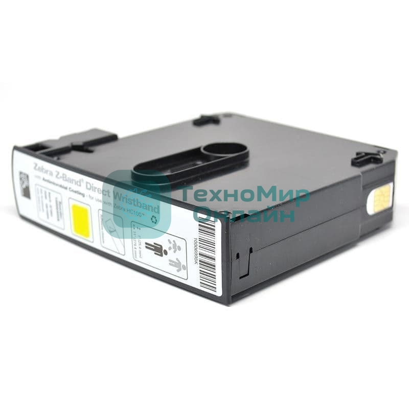 Этикетки в виде браслета полипропилен Dongguan 25х279мм желтый/Wristband cartridge, 25ммx279мм, 200pcs/Roll, Adult - Yellow