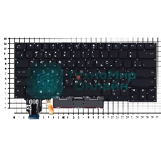 Клавиатура для ноутбука Lenovo ThinkPad X1 carbon Gen 7 2019 черная с подсветкой