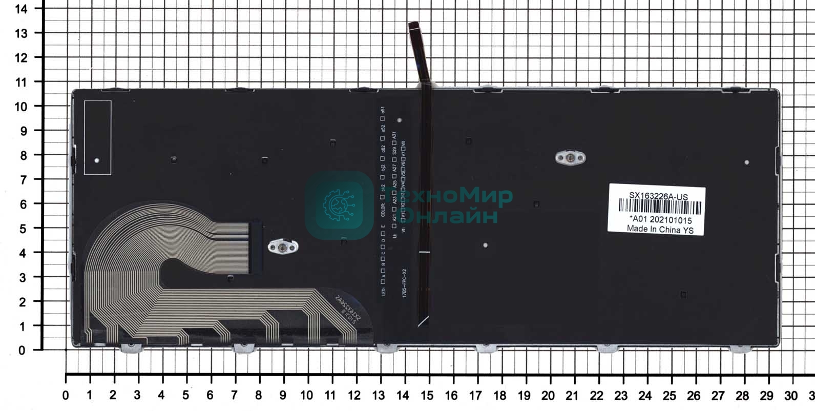 Клавиатура для ноутбука HP Elitebook 840 G5 черная с серебристой рамкой и подсветкой