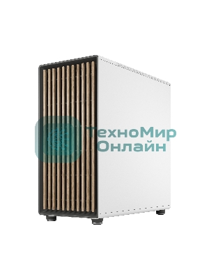 Компьютерный корпус без блока питания Fractal Design North XL, Full-Tower, 3x140мм, 2xUSB-A 3.2 + 1xUSB 3.2 Type-C E-ATX, ATX, mATX, mITX Wood panel, Chalk белый