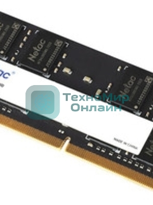 Оперативная память NETAC Basic, DDR4, 4GB (1x4GB), 2666MHz, CL19, SO-DIMM
