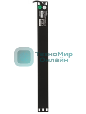 Блок розеток горизонтальный ExeGate ServerPro PDU-19H609 Al-6S-C14-2, 19