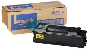 Картридж лазерный Kyocera TK-340 (1T02J00EU0/1T02J00EUC) черный для FS-2020D/2020DN 12000 стр.