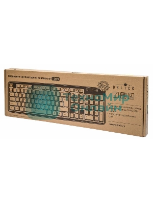 Клавиатура проводная Oklick 130M, USB, черный