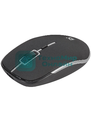 Мышь беспроводная Defender Hit MB-775 черный, 1600 dpi, радиоканал, USB, кнопки - 4