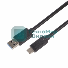 Шнур USB 3.1 type C (male)-USB 3.0 (male) Rexant 1 м