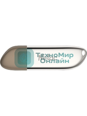 Флешка USB Netac U352 128Gb <NT03U352N-128G-20PN>, USB 2.0, с колпачком, металлическая