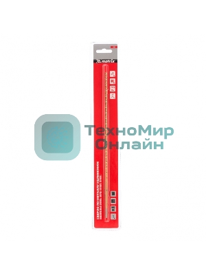 Сверло спиральное по металлу Matrix 4 x 300мм, HSS, нитридтитановое покрытие