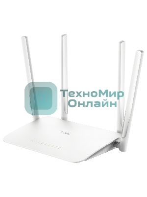 Роутер беспроводной Cudy WR1300 AC1200 10/100/1000BASE-TX/Wi-Fi белый