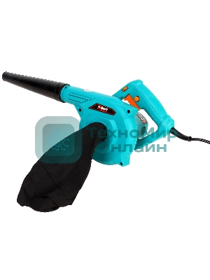 Пылесос электрический Bort BSS-600-R (Воздуходувка) (600 Вт; воздуховка; регулировка скорости; 13000 об/мин; 240 м3/час; пылесборный мешок) 