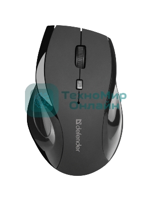 Мышь беспроводная Defender Accura MM-295 черный, 1600 dpi, радиоканал, USB, кнопки - 6