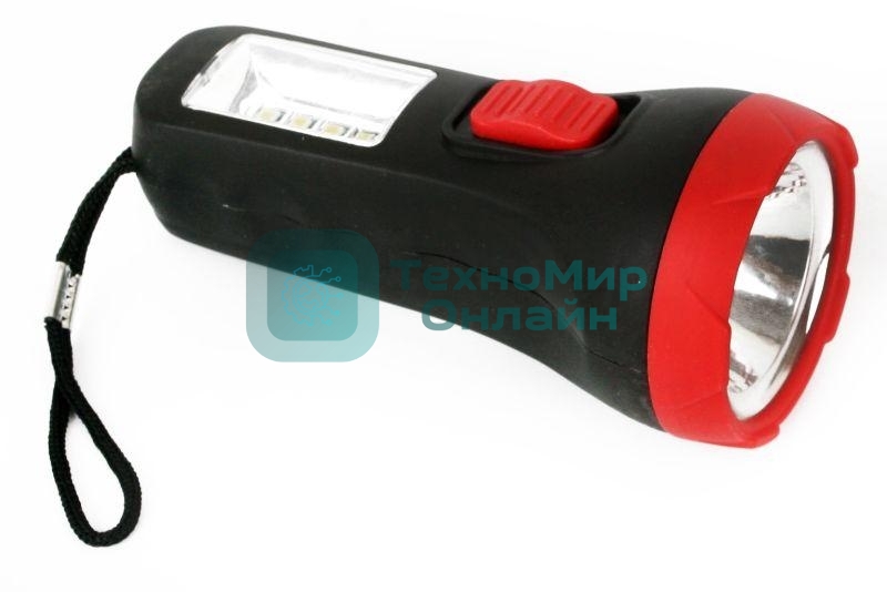 Фонарь LED16014 1 + 4SMD LED 2 реж. 1XR6 пласт блист-пакет Ultraflash 14253