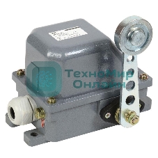 Выключатель концевой КУ-701 У1 рычаг с роликом 10А IP44 2 эл. цепи ИЭК KV-1-701-1