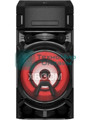 Микросистема LG ON77DK черный/CD/CDRW/DVD/DVDRW/FM/USB/BT