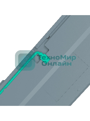 Клавиатура проводная A4Tech Bloody S87 Energy USB серый/зеленый