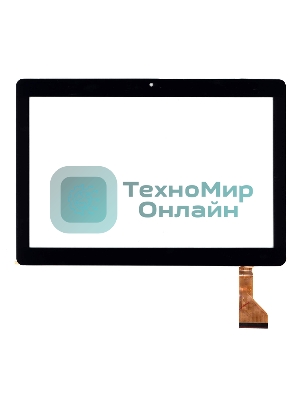 Сенсорное стекло (тачскрин) Turbopad 1015 (2019), черное