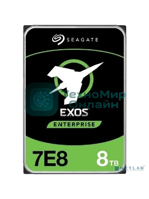 Жесткий диск Seagate HDD SAS 8Tb Exos 12Gb/s 7200rpm 256Mb 1 year warranty (replacement ST8000NM001A)