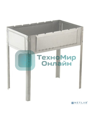 Мангал Palisad Camping с ребрами жесткости 700x300x700 мм