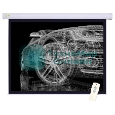 Экран Cactus 150x150см Motoscreen CS-PSM-150x150 1:1 настенно-потолочный рулонный белый (моторизованный привод)