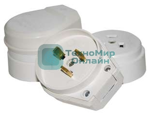 Разъем РШ-ВШ 32А 220В бел. РВШ 32-002