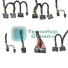 Блок питания серверный 700W ExeGate EX292205RUS ServerPRO 80 PLUS Bronze, 700PPH-SE (ATX, for 3U+ cases, APFC, КПД 89% (80 PLUS Bronze), 12cm fan, 24pin, 2x(4+4)p, 4xPCI-E, 6xSATA, 3xIDE, box, black)