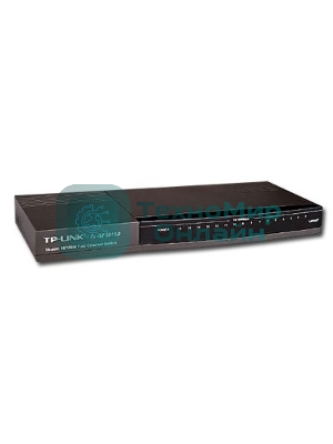 Коммутатор TP-Link SMB TL-SF1016D Коммутатор 16-port 10/100M Desktop Switch, 16 10/100M RJ45 ports, Plastic case