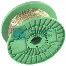 Трос металлополимерный прозрачный Сибртех ПР-2.5, (2,5мм толщина, катушка 200м.п.)