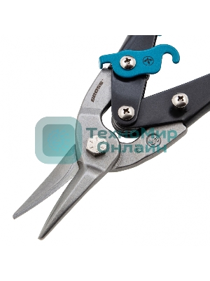 Ножницы по металлу GROSS 78325250мм прямой резсталь-CrMo двухкомп.рукоятки