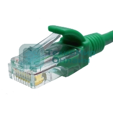 Патч-корд Suprlan 10-0157 UTP RJ-45 вил.-вилка RJ-45 cat.5e 1м зеленый LSZH 24AWG