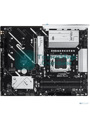 Материнская плата ASUS PRIME B850-PLUS, AM5, AMD B850, 4xDDR5, 4xSATA, 3xM.2, 1xPCIe 5.0 x16, 1xPCIe 4.0 x16, 1xDP, 1xHDMI, 1x2.5Gb LAN, 4xUSB-A 10Gbps, 1xUSB-C 10Gbps, 2xUSB-A 5Gbps, 2xUSB-A 2.0, 3x3.5 мм, 7.1, ATX