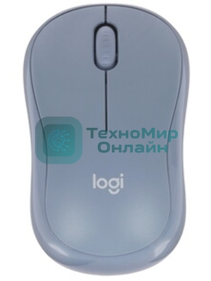 Мышь беспроводная Logitech M221 голубой, 1000 dpi, радиоканал, USB, кнопки - 3