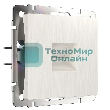 Розетка Ethernet RJ-45 (перламутровый рифленый)