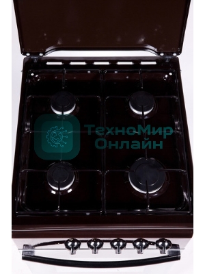 Плита Газовая Flama FG 2402 B коричневый