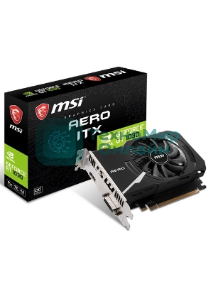 Видеокарта MSI PCIE16 GT1030 2GB GDDR4 GT 1030 AERO ITX 2GD4 OC