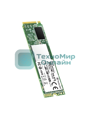 Накопитель SSD Transcend MTE220S SSD 256GB, 3D TLC, M.2 (2280), PCIe Gen 3.0 x4, NVMe, R3300/W1100, TBW 550