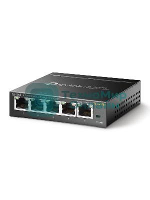 Коммутатор сетевой TP-Link SMB TL-SG105E 5-Port Gigabit Desktop Easy Smart Switch, 5 10/100/1000Mbps RJ45 ports, MTU/Port/Tag-based VLAN, QoS, IGMP Snooping