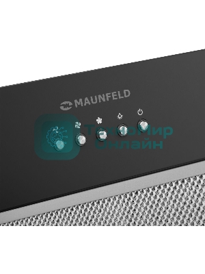 Вытяжка встраиваемая Maunfeld Trapeze 602M черный, 60 см, 1150 куб. м/ч, 54 дБ