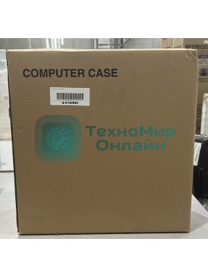 (Поврежденная упаковка) Компьютерный корпус Miditower ExeGate CP-604 Black, ATX, (без БП), 2хUSB, Audio