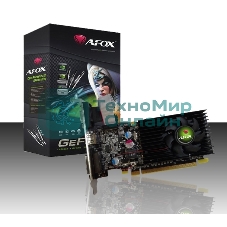 Видеокарта AFOX AF210-1024D2LG2 GEFORCE G210 1Gb DDR2 64BIT DVI HDMI VGA LP HEATSINK RETAIL PACK